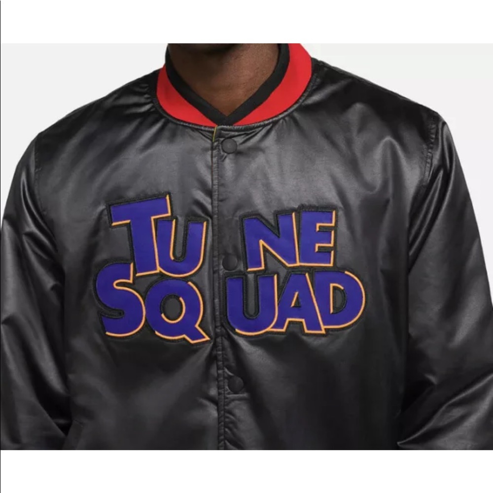 NWT Nike Lebron x Space TUNE SQUAD Varsity Jacket Sz Medium - Men's - DJ3891 010